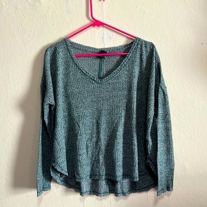 Green Knit Top